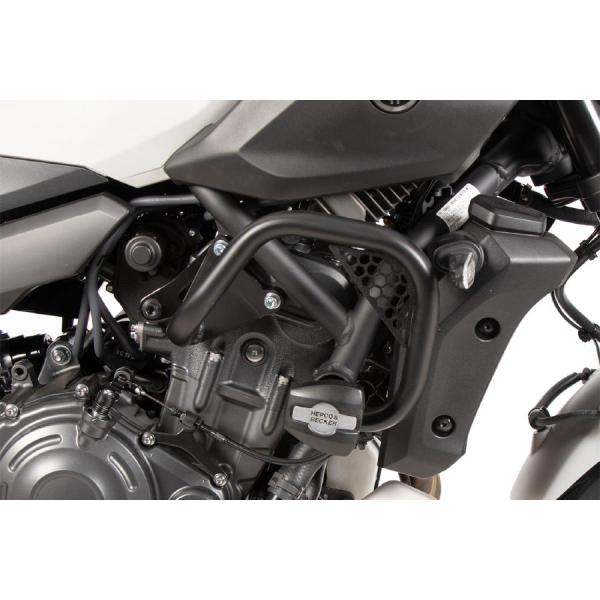 ヘプコ&amp;ベッカー エンジンガード ブラック クラッシュパッド付 MT-07/Y-AMT 501458...