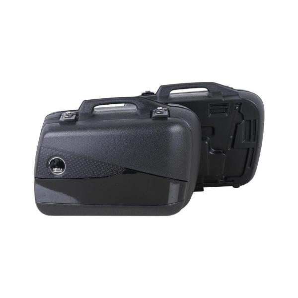 ヘプコアンドベッカー サイドケース ジュニアフラッシュ 30 左右セット ブラック/ブラック 610...