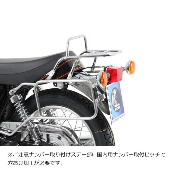 ヘプコ&amp;ベッカー トップ＆サイドケースキャリア クローム SR400 6504541 00 02