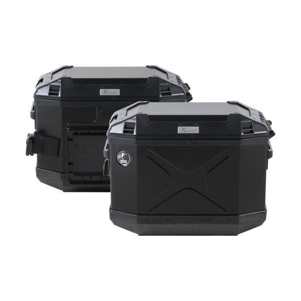 ヘプコ&amp;ベッカー XPLORER サイドケースセット サイドケース 30 ブラック HBS-XPR-...