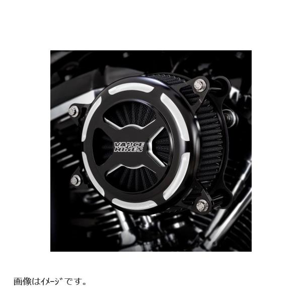 VANCE &amp; HINES（バンス＆ハインズ） VO2 エアインテイク X エックス 白黒コントラス...