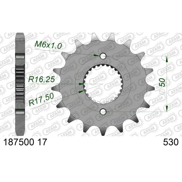 AFAM (アファム) Fスプロケット 530-17 ROYAL ENFIELD 500 Efi B...