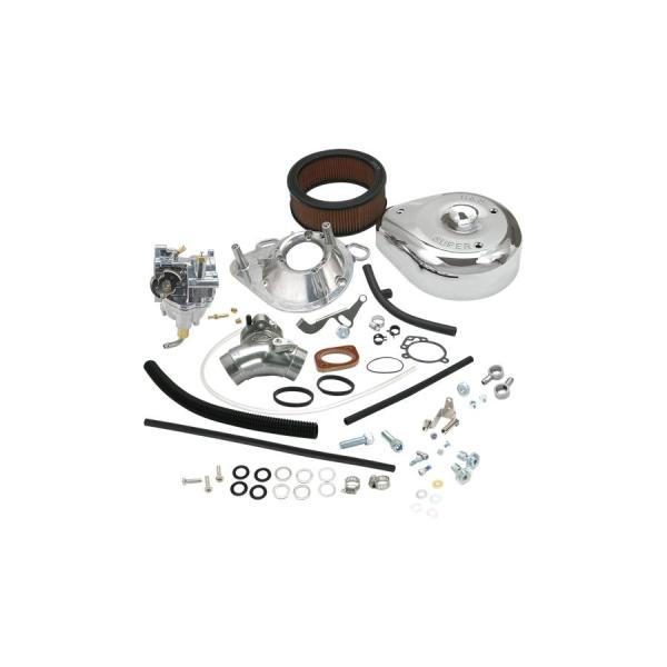 S&amp;S (エスアンドエスサイクル) スーパーEコンプリートキャブレターキット BIG TWIN 93...