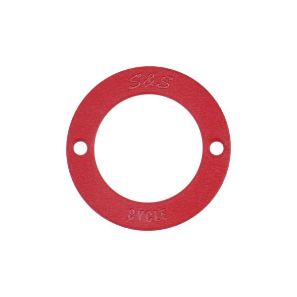 S&amp;S (エスアンドエスサイクル) エアスティンガーステルス アルミリング レッド 単体 170-0...