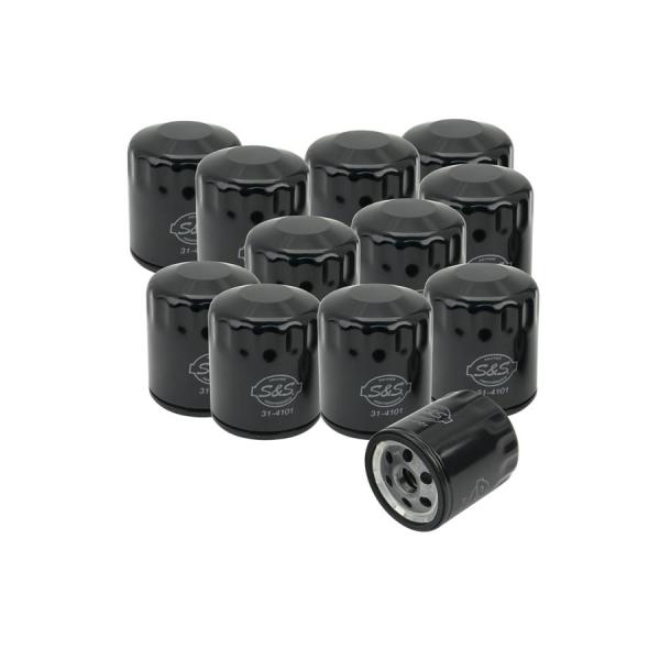 S&amp;S (エスアンドエスサイクル) オイルフィルター SB SH 12ケ OEM:63805-80A...