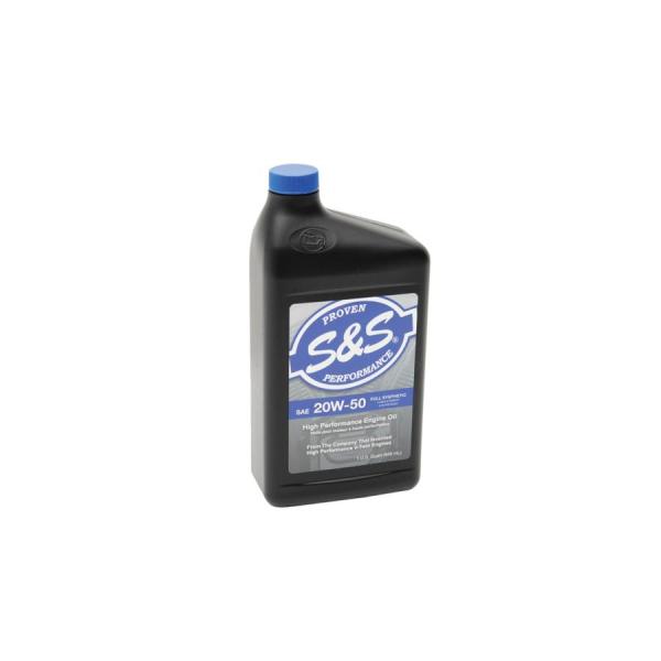 エスアンドエスサイクル 20W50 Full-Synthetic　エンジンオイル 1クォート HD汎...