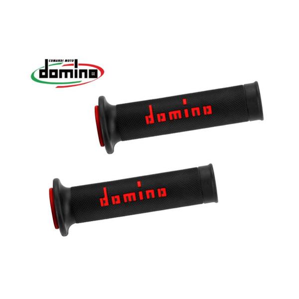 domino (ドミノ) グリップ レースタイプ ブラックXレッド A01041C4240