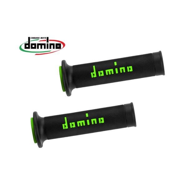 domino (ドミノ) グリップ レースタイプ ブラックXグリーン A01041C4440