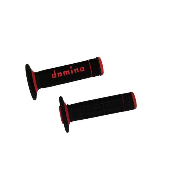 domino (ドミノ) グリップ　オフロードタイプ クロス ブラックxレッド A02041C424...