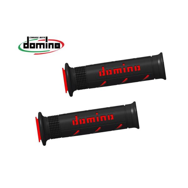 domino (ドミノ) グリップ ストリートタイプ ブラックXレッド A25041C4240
