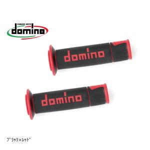 domino (ドミノ) グリップ A450 レーシングタイプ ブラックxレッド A45041C4240｜plot-store2