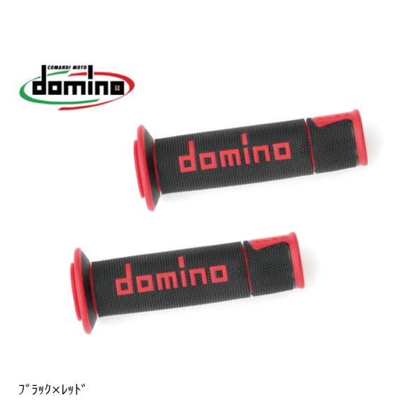 domino (ドミノ) グリップ A450 レーシングタイプ ブラックxレッド A45041C42...