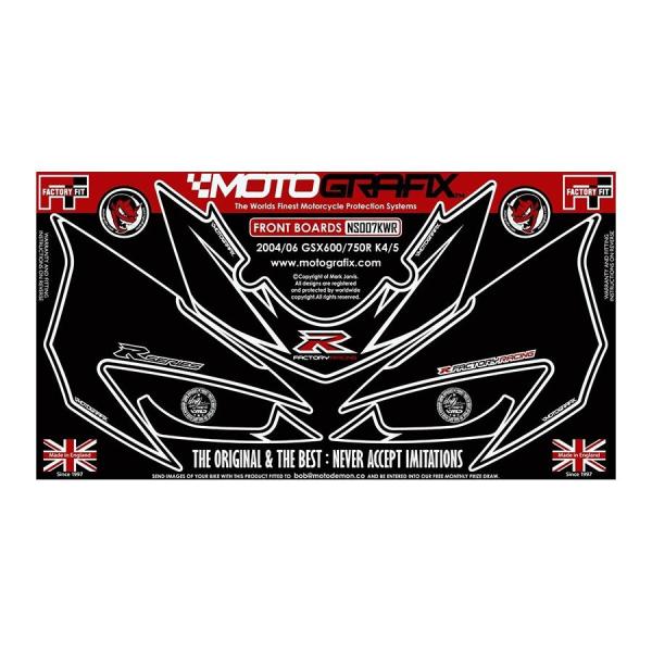 モトグラフィックス ボディパッド FRONT GSX-R600/750 K4/K5(04/05 MT...