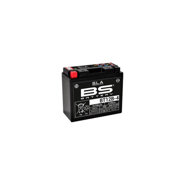 BSバッテリー (ビーエスバッテリー) バッテリー BT12B-4/液入充電済み BT12B-4