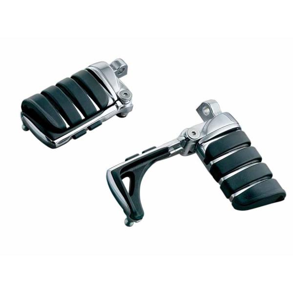 [特価品]クリアキン ISOスイッチブレードフットペグ 1ペア アダプター付 T14-KUR4445