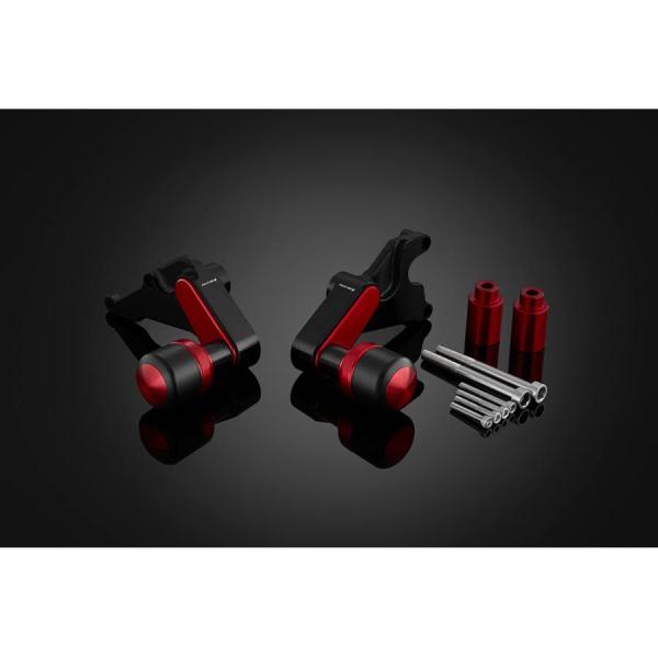 [特価品]バイカーズ フレームガード 左右 レッド CBR650R/CB650R 21-24 H10...