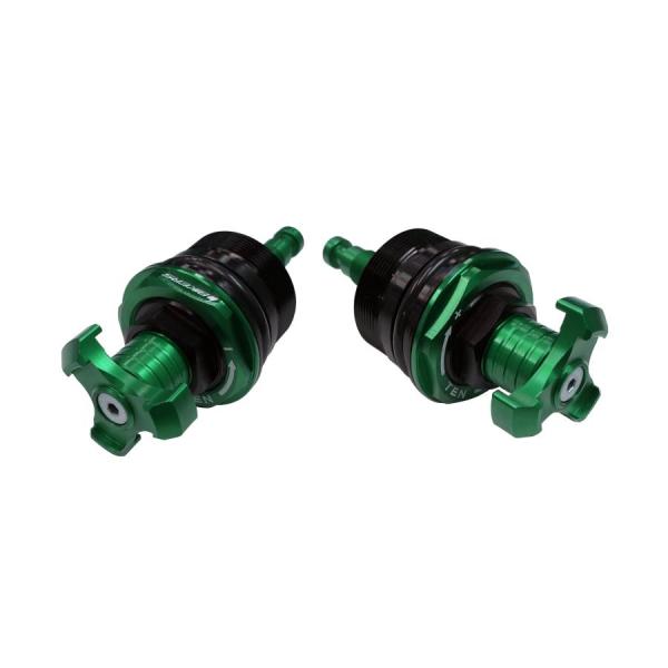 [特価品]バイカーズ イニシャルアジャスター 2個 グリーン Z125 PRO 16-22 KSR ...