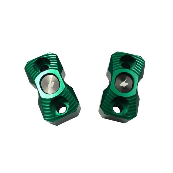 バイカーズ レバーホルダークランプ 2個 グリーン ZX-25R 20-24 ZX-4R 23-24...