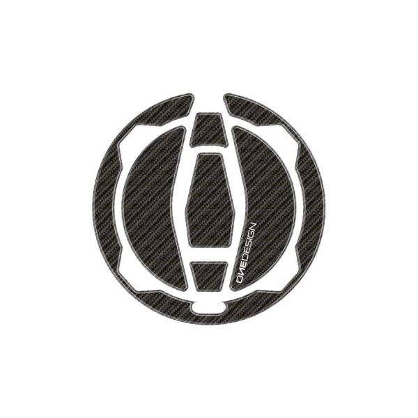 ワンデザイン フューエルキャップパッド カーボン調 主にKAWASAKI 17- 一部車両用 PTG...
