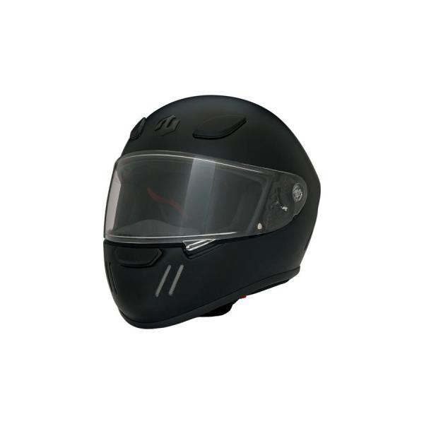 ZEALOT (ジーロット) ブレードランナー フルフェイスヘルメット ソリッド マットブラック X...