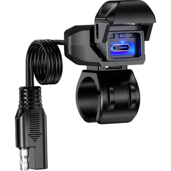 カエディア MOTO USBチャージャー イルミネーション USB (タイプC) KDR-M3C