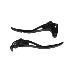 Motone(モートーン) レバーセット PIKE アルミ ブラック スラクストン Thruxton R/RS (19-24) SpeedTwin1200 (19-24) LVR002｜plot-store2