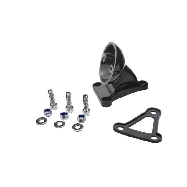 Motone(モートーン) テールライトマウント ブラック 丸型テールライト用 MEL012