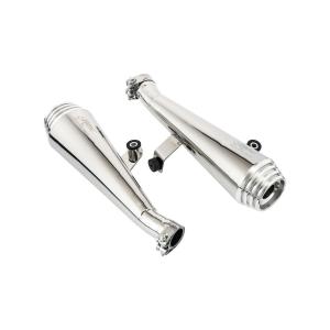 Motone(モートーン) スリップオンマフラー SATURN V ポリッシュ ボンネビル T100/T120 (16-21) MTE160｜plot-store2