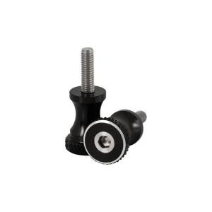 Motone(モートーン) シートボルト 28mm アルミ ブラック 空冷 T100 (02-15) スクランブラー Scrambler (06-15) スラクストン Thruxton (05-15) OTS002B｜plot-store2