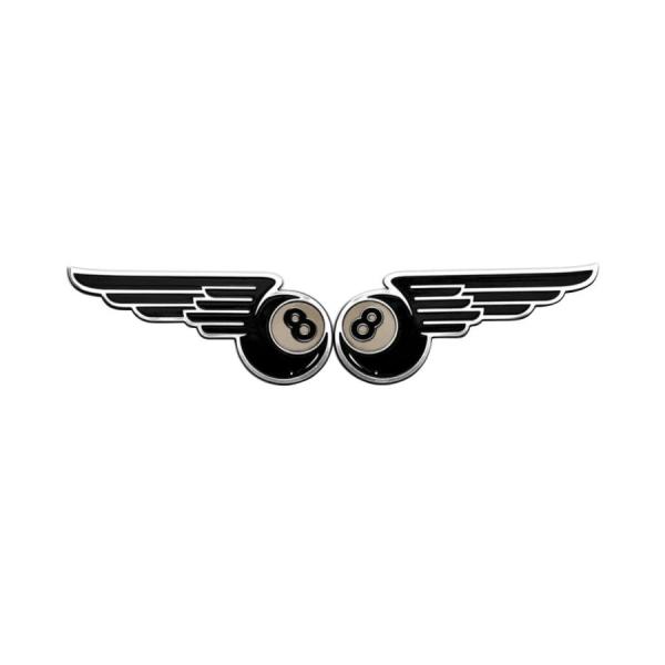 Motone(モートーン) エンブレム 8ボール アルミ 汎用 SNG140