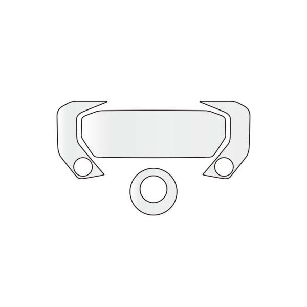 プロテクス メーター保護フィルム 施工専用ジェル付き K-GLG KLX230SHERPA/KLX2...