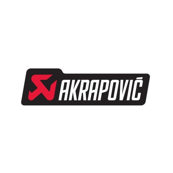 AKRAPOVIC (アクラポビッチ) OUTDOOR LOGO ステッカー 大 ガラス外張りタイプ...