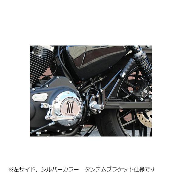 BABYFACE (ベビーフェイス) バックステップキット シルバー SPORTSTER XL120...