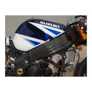 クレバーウルフレーシング(CLEVER WOLF Racing) フレームカバー カーボン 綾織 GSXR1000