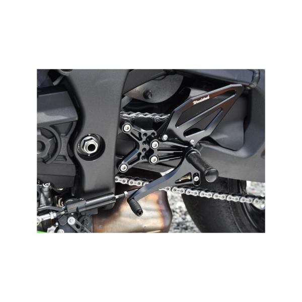 WOODSTOCK(ウッドストック) バックステップキット 5POS ブラック ZX-10R WBS...
