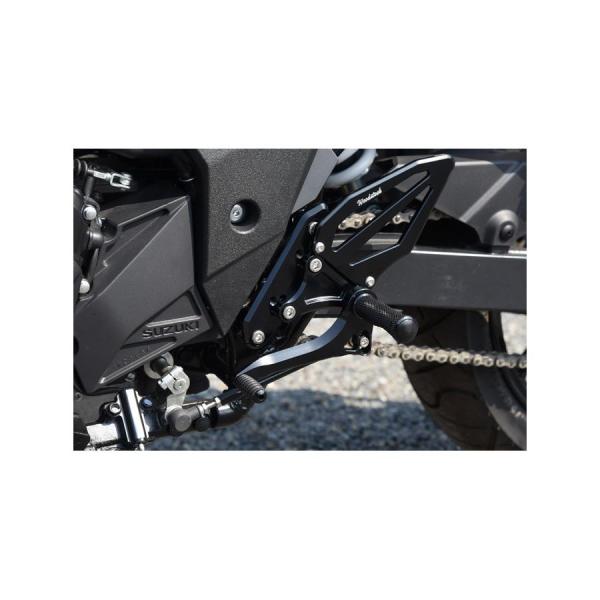 WOODSTOCK(ウッドストック) バックステップキット 4POS ブラック GSX-250R W...