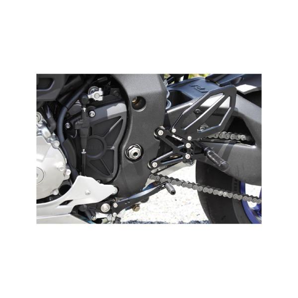 WOODSTOCK(ウッドストック) バックステップキット 5ポジション ブラック YZF-R1 W...