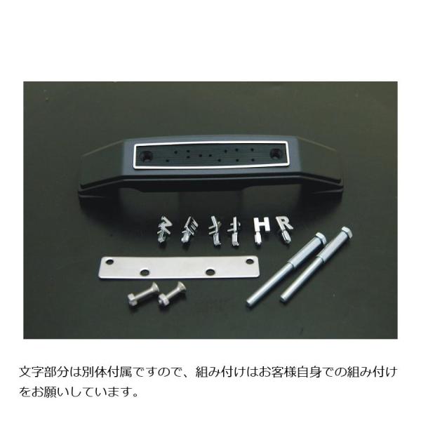 ドレミコレクション フォークカバーエンブレム 黒 ステー付 ZEPHYR750/400/χ 2013...