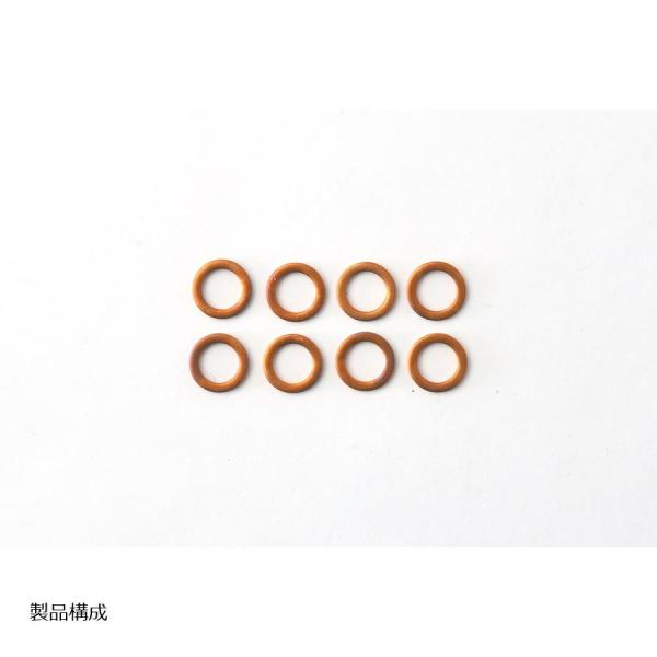 SWAGE LINE (スウェッジライン) 4輪 銅ワッシャ φ10/2mm厚 8枚入り