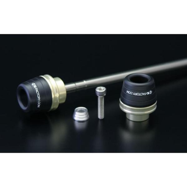 Kファクトリー (ケイファクトリー) フロントアクスルスライダー オーリンズ正立 ZRX1200DA...