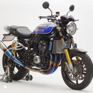 Kファクトリー (ケイファクトリー) CLR-R+ チタンフルエキ ラウンドサイレンサー Z900RS JMCA認証 195KPBSDAG0000