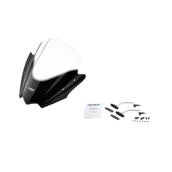 MRA (エムアールエー) スクリーンセット レーシングネイキッド クリア 汎用ハンドルポストマウン...