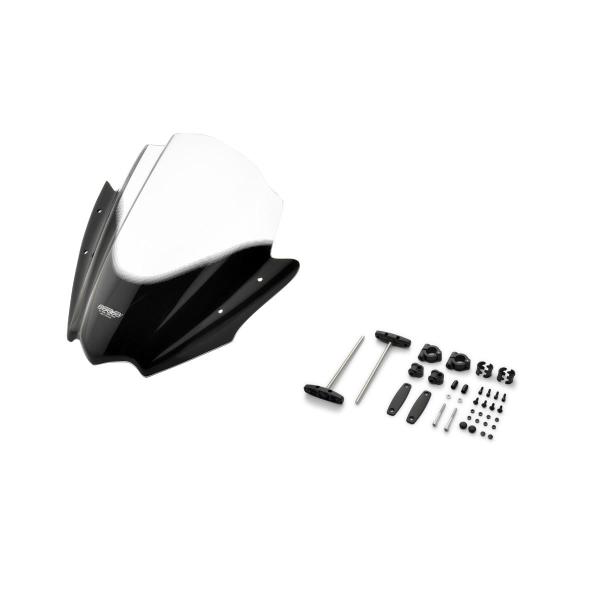 MRA (エムアールエー) スクリーンセット レーシングネイキッド クリア 汎用バーハンマウントキッ...