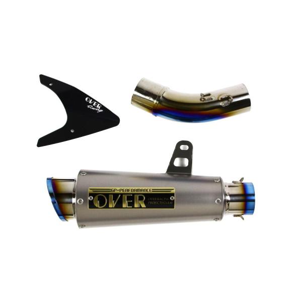 OVER RACING (オーバーレーシング) RS スリップオンマフラー チタンサイレンサー YZ...