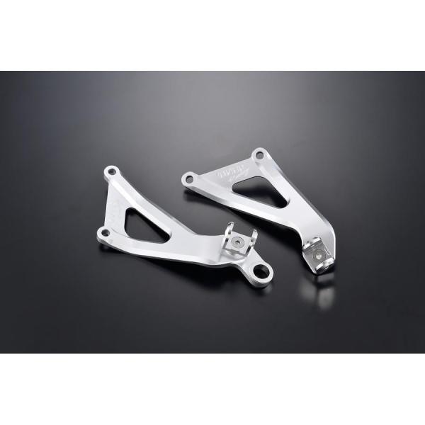 OVER RACING (オーバーレーシング) アルミビレットマフラーステー/タンデムステー シルバ...