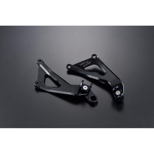 OVER RACING (オーバーレーシング) アルミビレットマフラーステー/タンデムステー ブラッ...