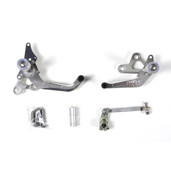 OVER RACING (オーバーレーシング) バックステップ 1ポジション シルバー APE50[...