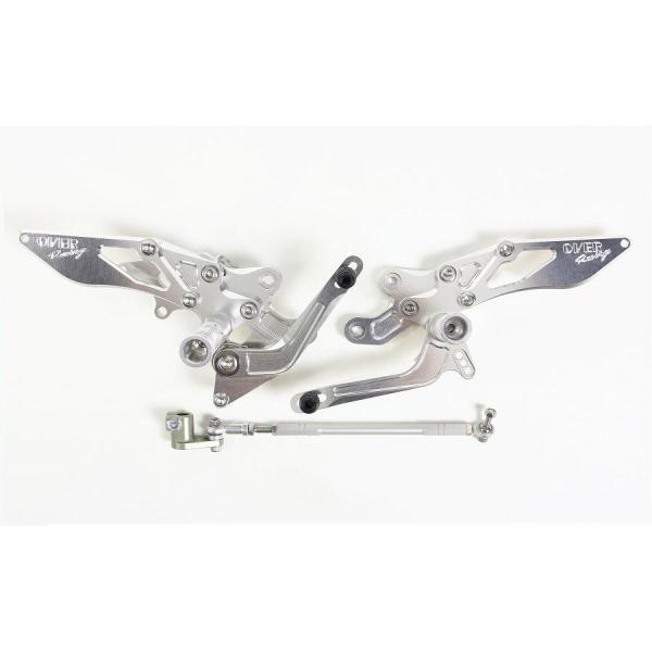 OVER RACING (オーバーレーシング) バックステップ 4ポジション シルバー ZX-14R...