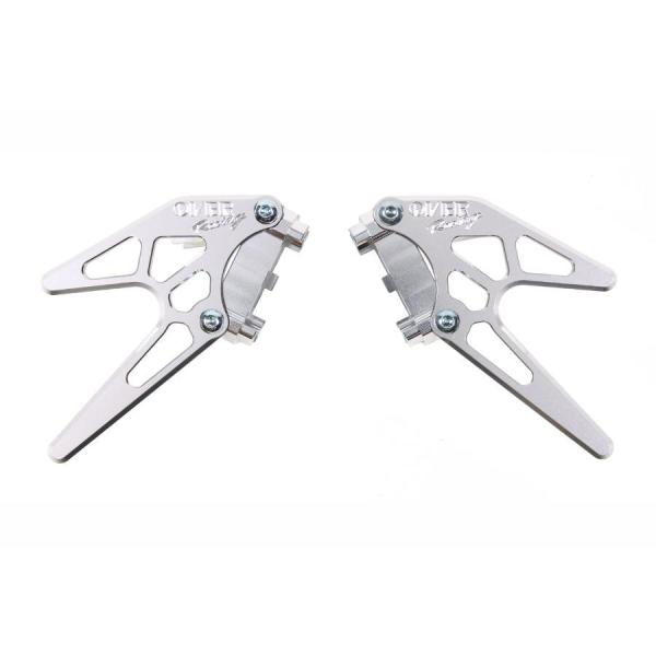 OVER RACING (オーバーレーシング) リアスタンドフック シルバーアルマイト仕上げ YZF...