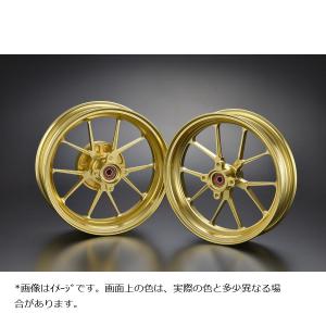 GP-TEN ホイールセット ゴールド 2.70/3.50-12 OVER（オーバー